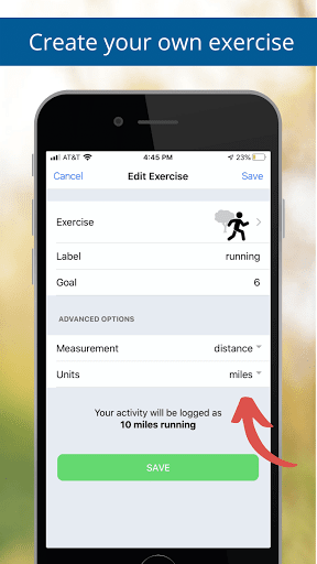 LogReps - Track Exercises Screen 3