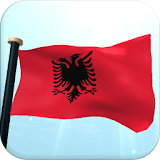 Albania Flag 3D Free Wallpaper icon