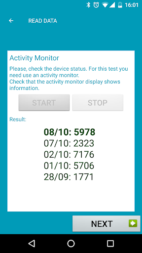 Android application Northumbria Telecoaching screenshort