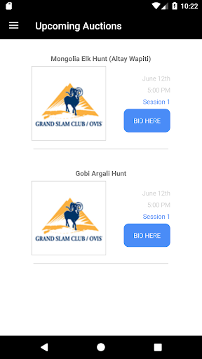 Android application GSCO screenshort