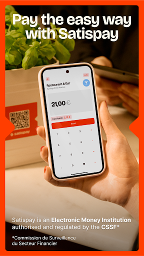 Android application Satispay screenshort