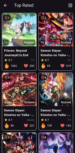 Android application Anime Stack - with AI Chat screenshort