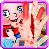 Baby Hand Injury Doctor Games icon
