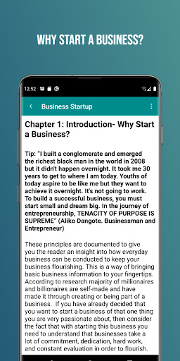 Business Startup- Entrepreneur Screen 2