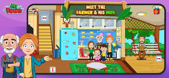 My Town Farm Animal game - Screenshot Image