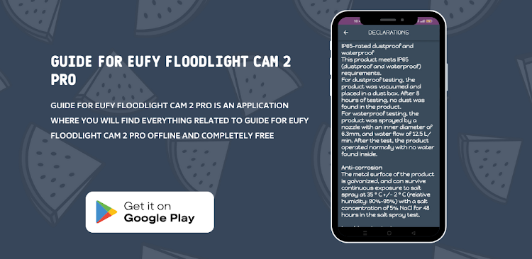 Eufy Floodlight cam2 pro Guide - 1 - (Android)