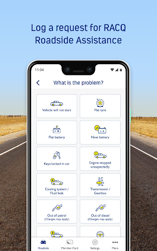 RACQ Roadside Assistance Screen 2