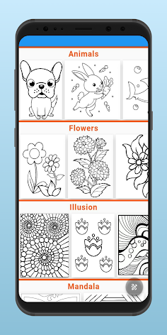 Coloring Book - Tap Color - Screenshot 1