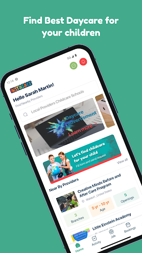 Android application InstaCare screenshort