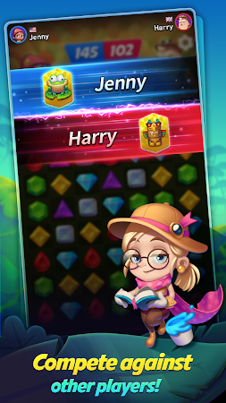 Game screenshot JungleGem Match : PvP Match3 hack