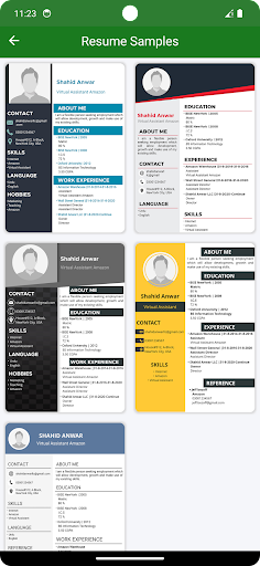 Easy Cv Maker app Screen 3