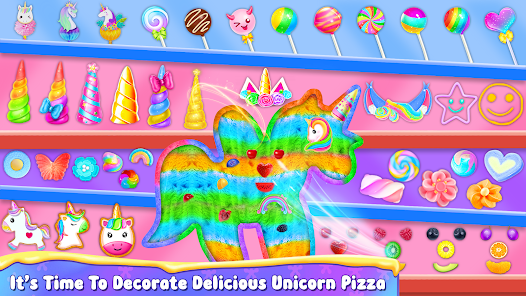 Captura de Pantalla 8 Unicorn Cake Maker-Bakery Game android
