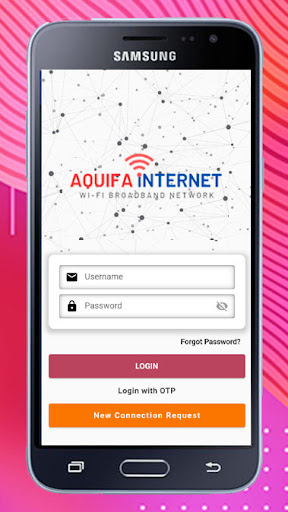 Android application Aquifa Internet screenshort