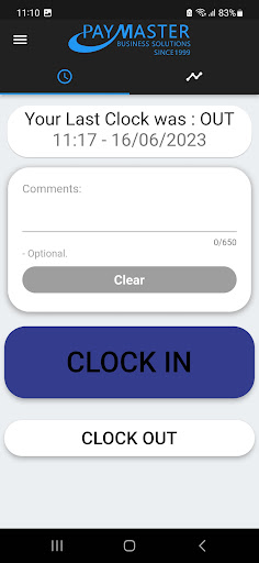 PayMaster Time and Attendance Screen 3