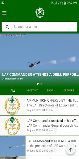 Android application LAF News screenshort