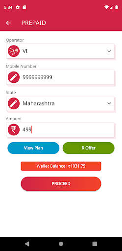 PayOneAll 5 Cashback Recharge