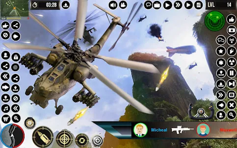 Army Gunship Helicopter Game