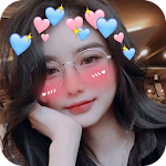 Cover Image of 下载 Crown Heart Emoji Camera  APK