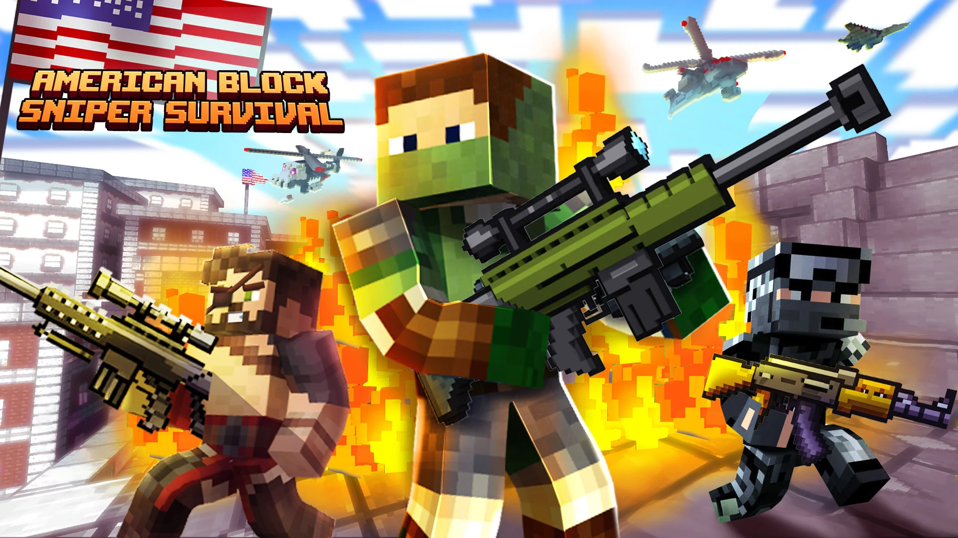 American Block Sniper Survival APK download