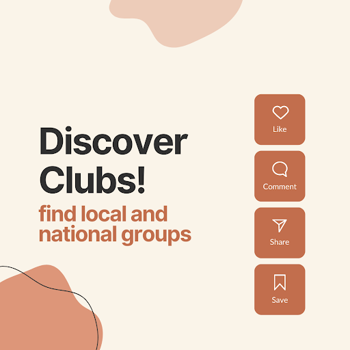 Android application Clubs: Find your community screenshort