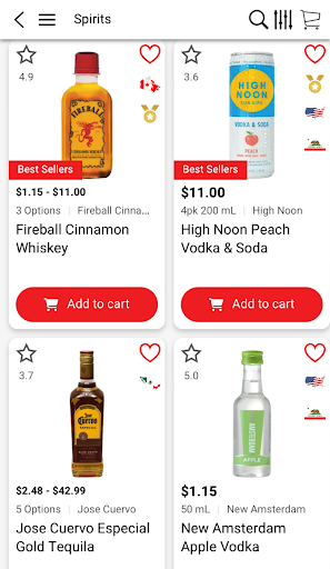 Android application Red's Wine & Spirits LLC screenshort