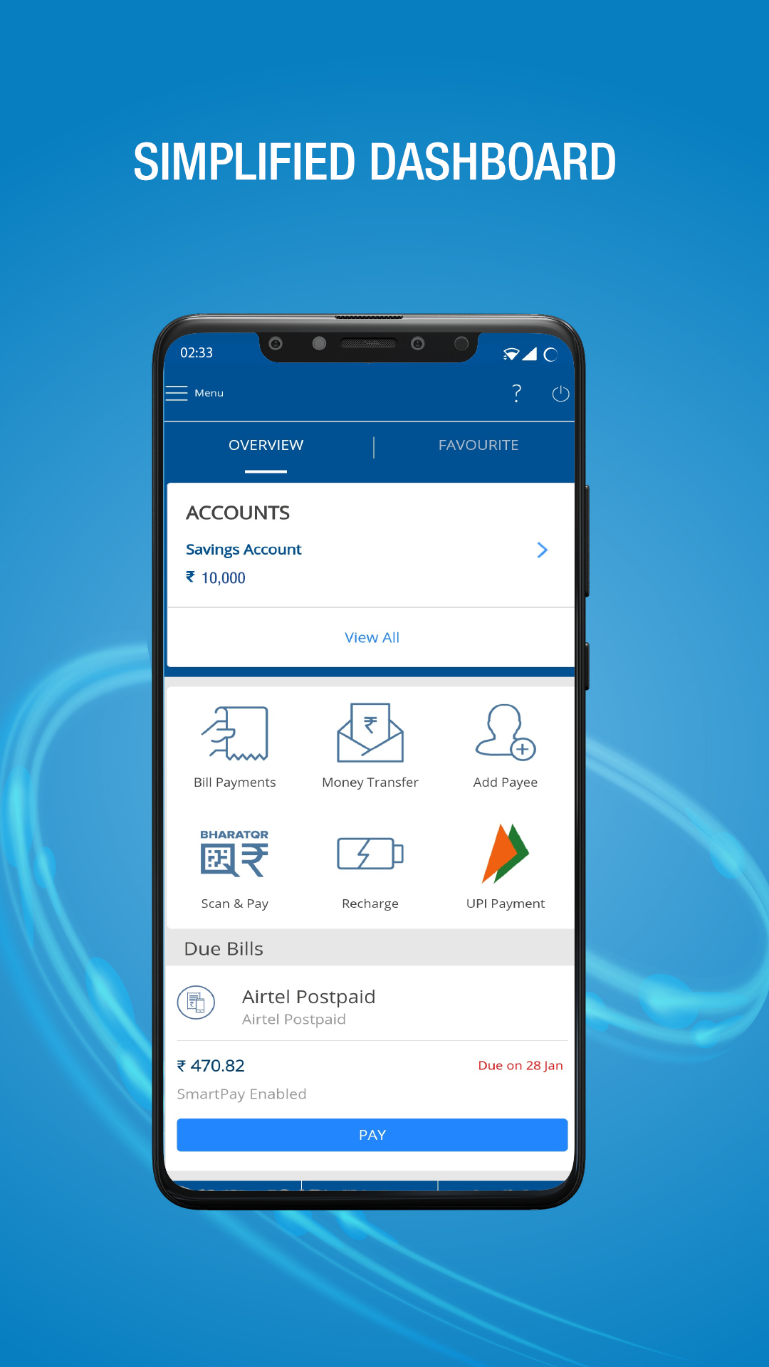 Android application HDFC Bank MobileBanking App screenshort