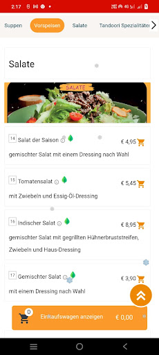 Namaste Indische Spezialitäten Screen 3