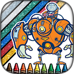 Cover Image of 下载 Robot Rangers Coloring Book  APK