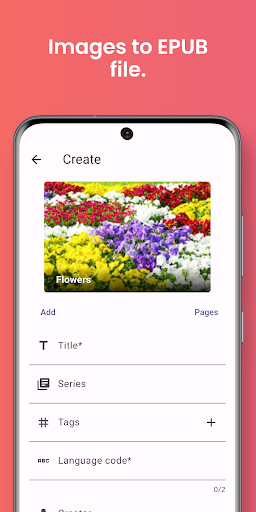 Android application ZisE: EPUB Creator screenshort