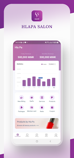 Android application HlaPa Salon screenshort