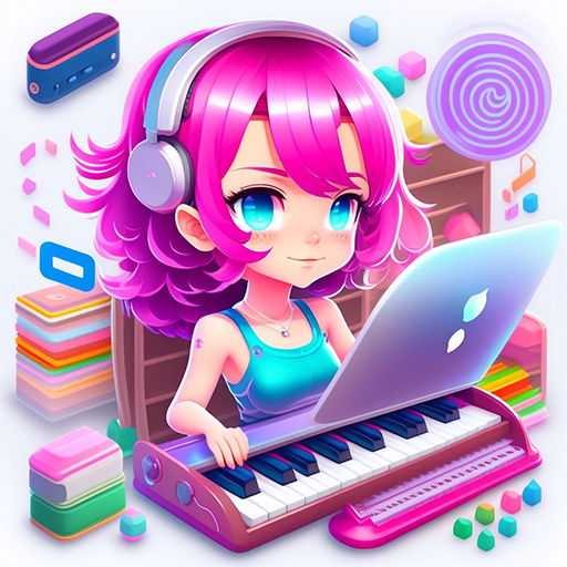 Gatcha Lief Nox Piano Neon