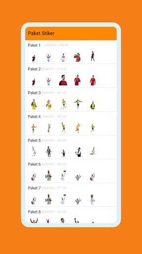 Ronaldo Stickers WAStickerApp