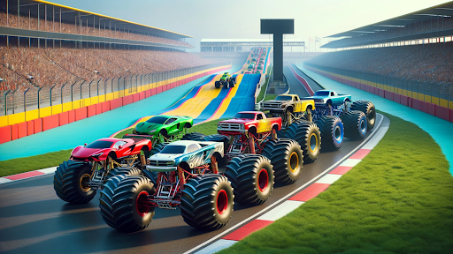 Monster Truck Stunt Game 3D Screen 3