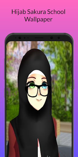 Hijab Sakura School Wallpaper