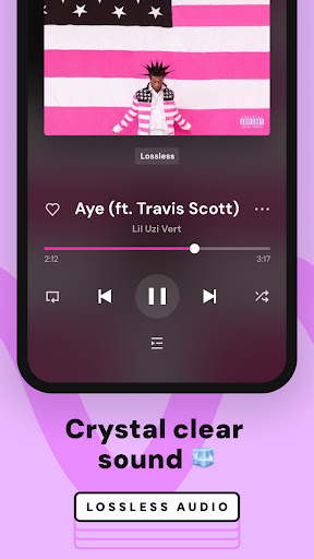 Screenshot of Napster Music