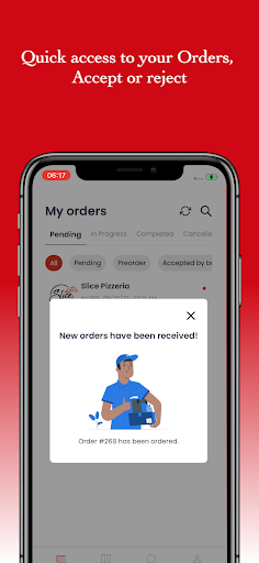 Slice Pizzeria Drivers Screen 2