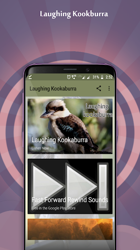Android application Laughing Kookaburra screenshort