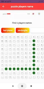 Crossword puzzle players names