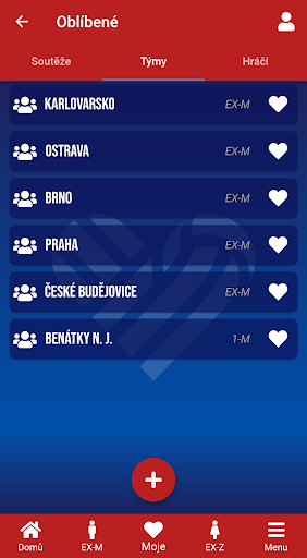 Android application Český volejbal screenshort