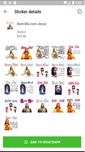 Figurinhas de Jesus WAstickers