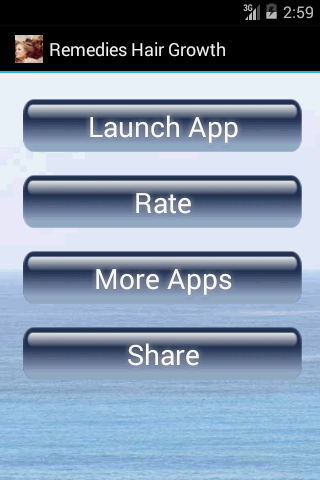 Android application Hair Growth Home Remedy Tips screenshort