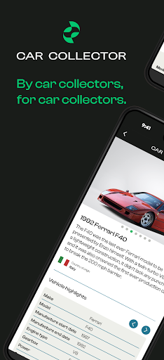 Android application Car Collector screenshort