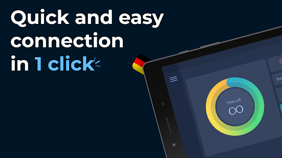 VPN Germany: unlimited VPN app Ekran görüntüsü