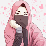 Cover Image of Télécharger Muslimah Cartoon Wallpapers  APK