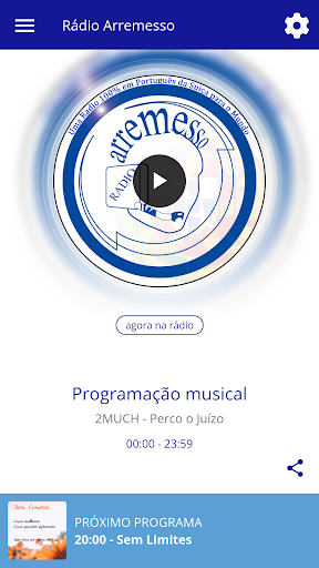 Android application Rádio Arremesso screenshort