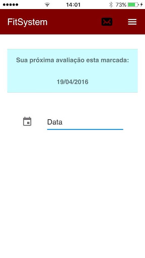 Android application FitSystem screenshort