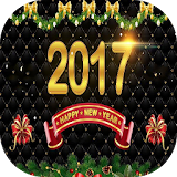 Happy New Year 2017 wishes icon