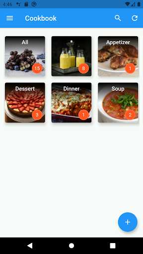 Nextcloud Cookbook Screen 2