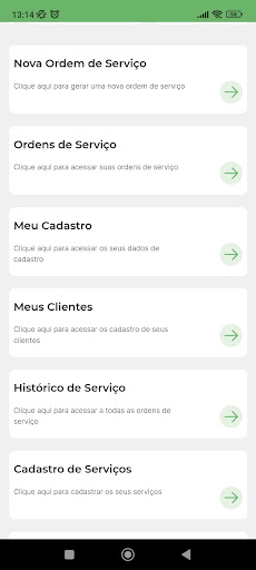 Android application Autocenter Oficinas screenshort