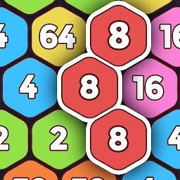 Icon image 2048 Hexagon-Number Merge Game